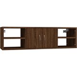 Maison Chic Stenska polica - Viseča Polica rjav hrast 102x30x29 cm inženirski les, (21793989) Cene