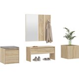  Set namještaja za hodnik boja hrasta sonome konstruirano drvo | shoptok.hr