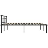  Za krevet crni metalni 200 x 200 cm | shoptok.hr