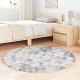  Čupavi tepih s visokim vlaknima NAVARRA srebrnosiva 120x120cm | shoptok.hr