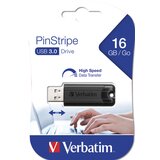 Verbatim Pin Stripe 3.0 USB Stick 16 GB Crna 49316 USB 3.0 | Eponuda.ba
