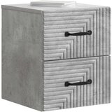  Noćni ormarić za montažu na zid Betonska siva 34,5 x 33 x 40 cm | shoptok.hr