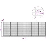  Gabion s žicom debljine 3 5 mm i mrežom 5x10 cm 600x50x200 cm - 50 cm 200 cm 600 cm | shoptok.hr
