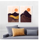 WALLXPERT dekorativna slika od kaljenog stakla (2 komada) uv 968 45 x 65 | ePonuda.com