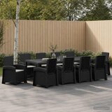  Vrtni set za objed 11 kom. Antracit i Svjetlosiva PP | shoptok.hr