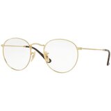 Ray-ban Round Metal Classic RX3447V 2500 L (53) Zlata/Kristalna Cene