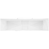  Papirnate vrećice 250 kom s ručkama bijele 54x15x49 cm | shoptok.hr