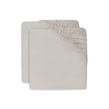 Plahta s gumicom Jersey 40/50x80/90 cm 2 kom, Nougat
