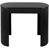 Črna kovinska stranska mizica 40x100 cm Estriado –