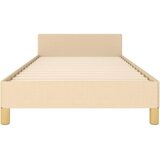  Okvir za krevet s uzglavljem bez madraca krem 80x200 cm tkanine | shoptok.hr