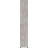 vidaXL Kupaonski ormarić siva boja betona 30 x 30 x 183,5 cm iverica | shoptok.hr