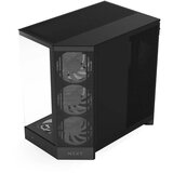 NZXT H9 Flow RGB+ (2025) All Black Midi Tower ATX Gaming Case with Glass Window | shoptok.hr