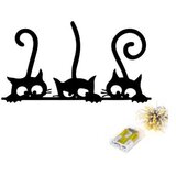 WALLXPERT Dekorativni metalni zidni pribor Cats 967 | ePonuda.com