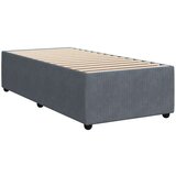 Box spring krevet s madracem tamnosivi 80 x 200 cm baršunasti | shoptok.hr