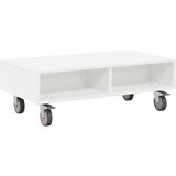  Stolić sa kotačima Bijelo 90 x 50 x 30 cm Konstruirano drvo | shoptok.hr
