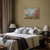  Slika - Claude Monet – Boat on the Seine 60x40 U prirodnom drvenom okviru | shoptok.hr