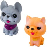  Set gumenih figura psića sa kućicom - tirkizni | Shoptok.si