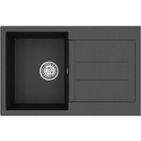  Lavabo - Umivaonik Crna 780 x 500 mm 80% kvarc i 20% smola | shoptok.hr