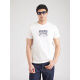 Armani Exchange Majica kremna / mornarska | Shoptok.si