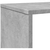 vidaXL Knjižna omara betonsko siva 132x29x141,5 cm inženirski les | Shoptok.si
