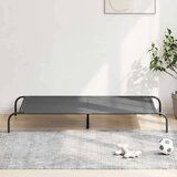 vidaXL dvignjena pasja postelja siva 150x90x20 cm tekstilen in jeklo | Shoptok.si