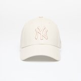 New Era New York Yankees Faux Leather Womens 9FORTY Adjustable Cap Light Beige Universal | Shoptok.si