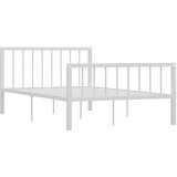  Okvir za krevet bijeli metalni 120 x 200 cm | shoptok.hr