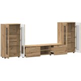  Set TV komoda FLORIN 3 pcs Umjetnički hrast Konstruirano drvo | Eponuda.com