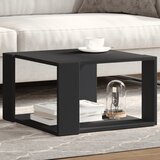 vidaXL Stolić za kavu crni 51,5x51,5x30 cm od konstruiranog drva | shoptok.hr