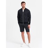 Ombre Men's jacquard knit jacket + shorts set | Shoptok.si