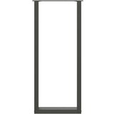  Noge za stolić U-oblika 2 kom antracit 40x(110-111) cm čelik | shoptok.hr
