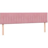  Krevet s oprugama i madracem ružičasti 180x210 cm baršunasti | shoptok.hr