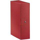 MAPA S GUMBOM HRBAT-100MM A4 EUROBOX ESSELTE C3016/390330160 CRVENA | Shoptok.si