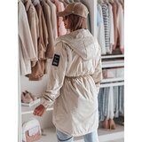 DStreet Kurtka damska parka przejściowa GLAMOON beżowa | shoptok.hr