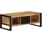 vidaXL Kava miza 90x50x36 cm Masivni neobdelan les Mango | Shoptok.si