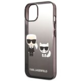 Karl Lagerfeld KLHCP14STGKCK za iphone 14 plus gradient črna zaščita - full bodies | Shoptok.si