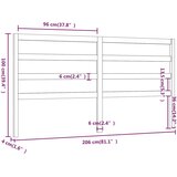  Uzglavlje za krevet boja meda 206 x 4 x 100 cm masivna borovina | shoptok.hr