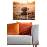 MDF1229880 Multicolor Decorative MDF Painting (3 Pieces)