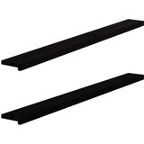  Prozorske klupice 2 kom tamnosmeđe 160x15x2 cm masivne hrast | shoptok.hr
