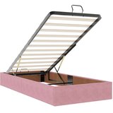vidaXL Okvir kreveta s madracima ružičasti 90x190cm baršunasti | shoptok.hr
