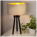  Duolla - Stona lampa OVAL VEGAN 1xE27/15W/230V prečnik 30 cm krem boja | Eponuda.com