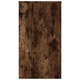  Pisalna miza dimljeni hrast 90x40x72 cm konstruiran les, (20640812) | Shoptok.si