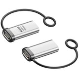 INF USB-C ženski na ženski adapter z vrvico — 240W, 20Gbps, 8K video, (5000326818) Cene
