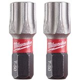 Milwaukee udarni bitsevi T50 x 25mm 1/4