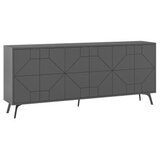 Hanah home Komoda s ladicama Dune 183,8x77,4x35cm Antracit | Eponuda.ba