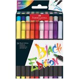  BRUSHPEN 20BOJA BLACK EDITION FABER CASTELL 116452 BLISTER | Shoptok.si