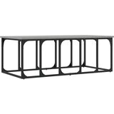  Stolić za kavu siva boja hrasta 100x50x35,5cm konstruirano drvo | shoptok.hr