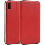  MCLF11-Redmi note 8/Note 8 2021 futrola leather flip red (149) cene