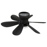 Globo 03625S - LED prigušiva stropni ventilator DELORES LED/5W/230V 2700-6500K crna + daljinski upravljač | Eponuda.com