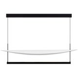 Nova Luce Bela/mat črna aluminijasta LED zatemnitvena viseča svetilka Diona – | Shoptok.si